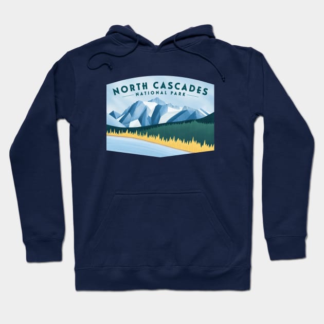 North Cascades National Park Hoodie by smalltownnc